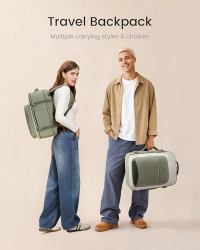 LOVEVOOK 40L Travel Backpack for Women & Men, Airline Approved Carry On Luggage with 3 Packing Cubes, TSA Overnight Bags, Waterproof Personal Item Bag, Weekender Essentials Backpacks fits 17" Laptop - Image 7