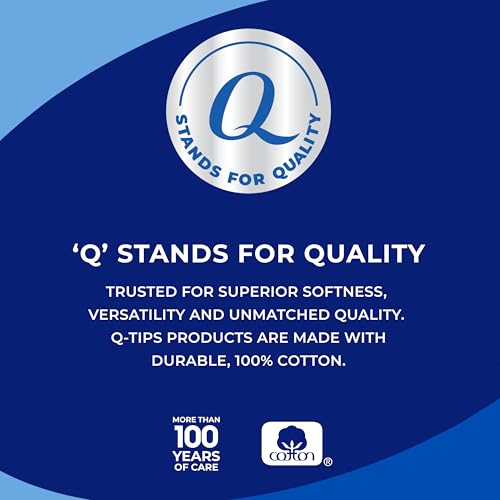 Q-Tips Cotton Swabs, Precision Tips, Travel Size Toiletries for Beauty and Home, 100% Cotton, 30 Count​ ​ - Image 2