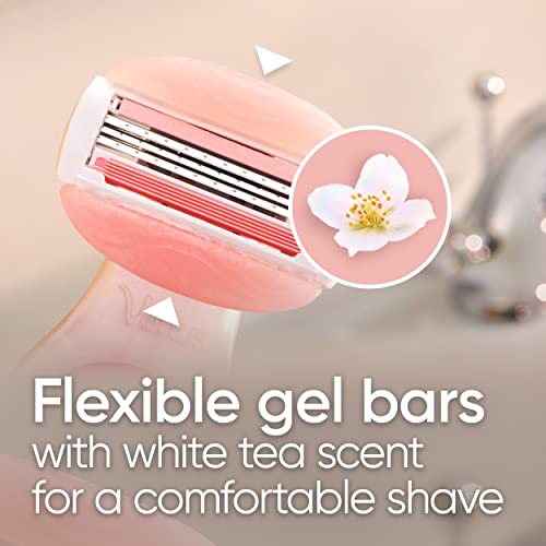Gillette Venus Mini ComfortGlide White Tea Razors for Women, Includes 1 Mini Handle + 3 Refills + 1 Case, Holiday Gifts for Women - Image 5