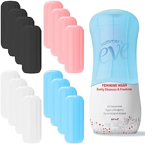16 Pack Silicone Bottle Cover,Travel Essential for Women Men,Cruise Ship Essentials 2026,Beach Vacation Essentials,Travel Size Toiletries,Airplane Travels Accessories Elastic Sleeves for Leak Proofing - Image 8