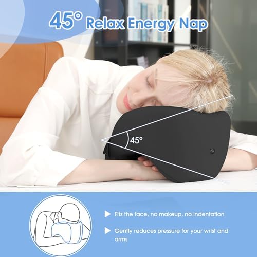 jiaao Neck Pillow Airplane, Memory Foam Travel Neck Pillows for Long Flight, 3D Eye Masks, Ear Plugs and Portable Drawstring Bag, Napping Pillow for Home, Road Trips, Sleep Rest and Travel Use - Image 4