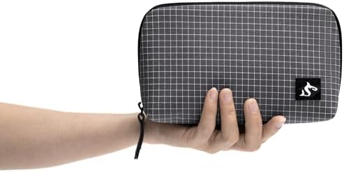 SIMTOP Small Tech Accessory Pouch Cable Organizer Bag, Compact Electronics Travel Case for Charger, Cords, Mouse & Power Bank, Water-Resistant Portable Gadget Storage for Backpack & Daily Commute - Image 3