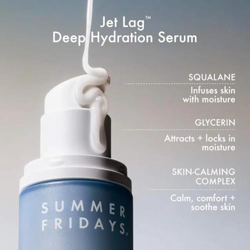Summer Fridays Jet Lag™ Essentials - Mini Hydrating Skin Care Set With Jet Lag™ Mask, Eye Patches, Deep Hydration Face Serum & Hydration Mist - Travel Size Skincare Kit & Gift Set (4 Count) - Image 5
