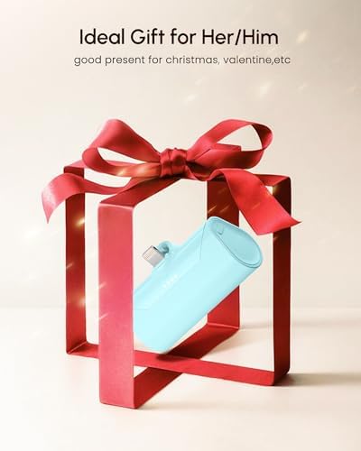 Little Blue Power Bank Battery Charger for iPhone 11 Pro, 4800mah Portable Charger Ultra-compact External Battery for Lightning Port, Mini Power Charger ompatible With iPhone 14/13/12 pro max/6s/6/7/8 - Image 7