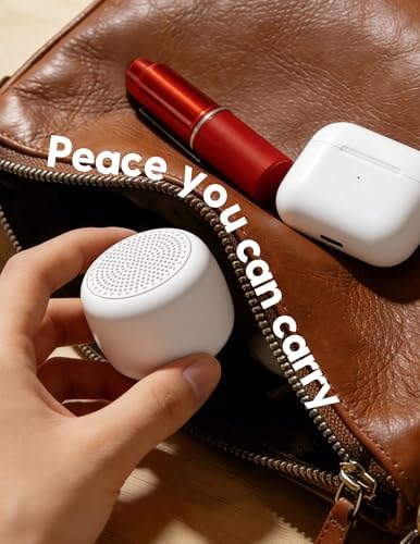 Babelio White Noise Sound Machine for Adults Kids Baby, Mini, 15 Non-looping Sounds, Timer, Memory Function, Easy to Pocket and Travel White - Image 6