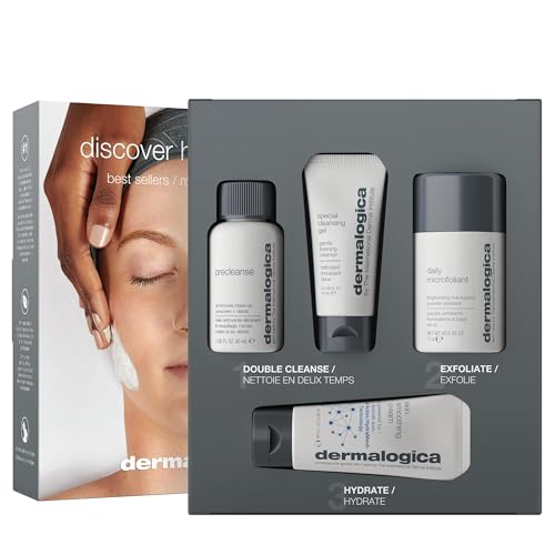 Dermalogica Discover Healthy Skin Kit - Includes: Precleanse, Face Wash, Face Exfoliator, & Moisturizer - Wash Away Impurities To Reveal Glowing Skin - Image 2