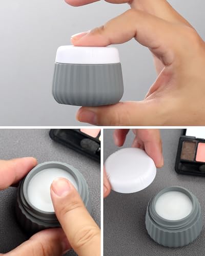 Travel Bottles - 8 Pack, TSA Approved Travel Size Toiletries, Leak Proof Silicone Squeezable Containers in Clear Bag - Image 3