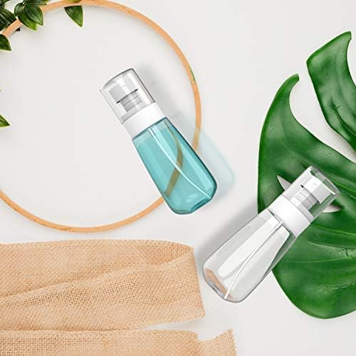 Pack 2 Small Spray Bottle Travel Size 2oz/60ml - Fine Mist Mini Empty Spray Bottles - Leak Proof - for Toners, Face & Hair Mist - Image 6