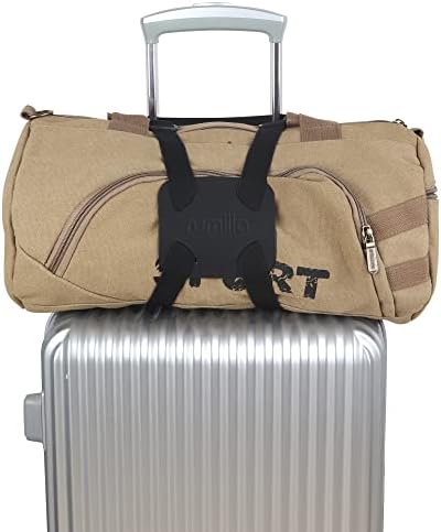 Luggage Straps Bag Bungee， Luggage Straps Suitcase Adjustable Belt，Add a Bag Easy to Travel Suitcase Elastic Strap Belt – (Black) - Image 3