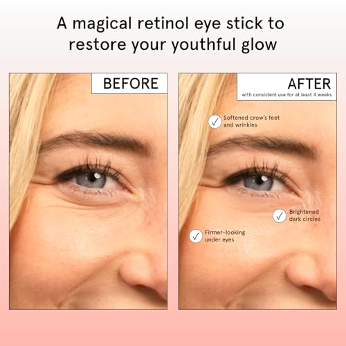 grace & stella Under Eye Brightener Balm Stick - Travel Size Toiletries - Retinol & Caffeine Eye Cream for Dark Circles, Puffiness, Wrinkles - Restore and Hydrate - Vegan Skincare (0.13oz / 3.5g) - Image 3