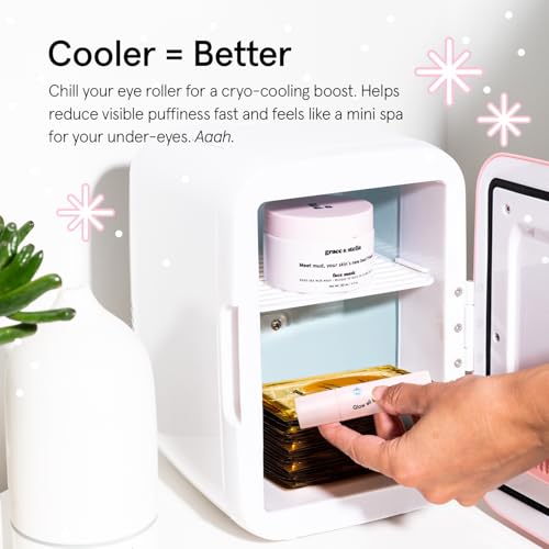 grace & stella Under Eye Brightener with Rose Quartz Rollerball - Centella Asiatica & Caffeine Under Eye Serum for Dark Circles & Puffiness - Travel Essentials, Gifts for Women, Vegan (15ml/0.51floz) - Image 6