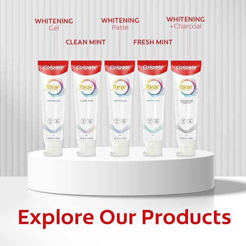 Colgate Total Active Prevention Travel Toothpaste, Whitening Toothpaste with Fluoride, Antibacterial, Mint, Clinically Proven Gum Health, Travel Size 1.4 oz - Image 13