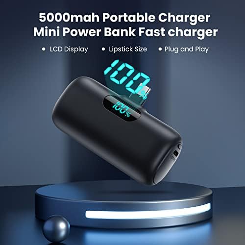 [2-Pack]Portable Charger for iPhone 17/16/15,Mini Power Bank 5000mAh PD USB C Portable Phone Charger,Travel Essential Battery Pack for iPhone 17/17 Air/16/16 pro/15/15 pro Max/Android/Samsung/Moto/LG - Image 6