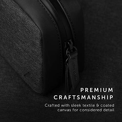 Native Union Stow Organizer – Premium Travel Tech Kit Crafted with Durable Canvas – Keep Essentials Organized with Flexible Storage & Quick-Access Pocket for Cables, Chargers, SIM Cards & More (Slate) - Image 4