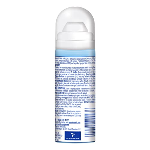 Lysol To Go Disinfectant Spray, Crisp Linen, Travel Size - 1.5 oz (Pack of 4) - Image 4