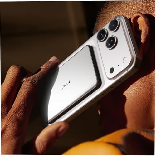 LISEN Ultra Slim MagSafe Power Bank,5000mAh Wireless Slim MagSafe Battery Pack,Magnetic Portable Charger,Magnetic Power Bank for iPhone 17 Pro Max Plus Air/16-12 Series,Gifts for Men Women