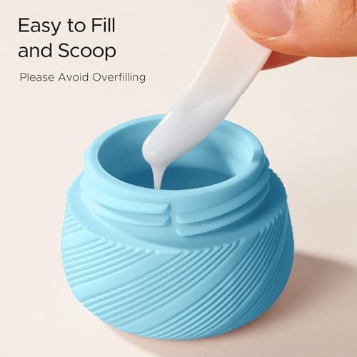 LitBear 23 Pack TSA Approved Travel Bottles for Toiletries, Leak Proof Refillable Travel Size Containers Kit with Silicone Squeezable Bottles Jars for Shampoo Lotion Conditioner, in Clear Bag, Blue - Image 5