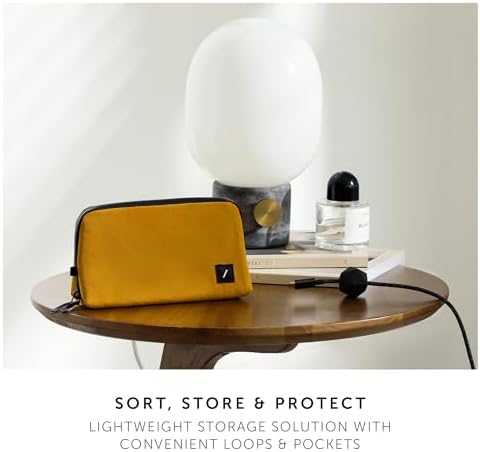 Native Union Stow Lite Organizer W.F.A Tech Organizer – Minimalist Travel Pouch Made of Recycled Materials for Everyday Accessory Storage & Protection – Stores Cables, Chargers & More (Slate Green) - Image 3