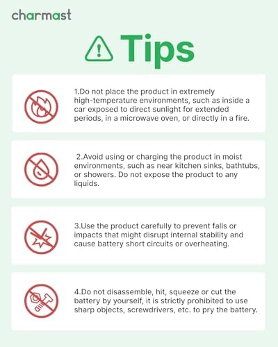 charmast Portable Charger with Built in Cables, Power Bank with Cords Wires, Slim 10000mAh Travel Battery Pack 6 Outputs 3 Inputs 6A Fast Charging for Samsung Google Pixel LG Moto iPhone iPad - Image 9