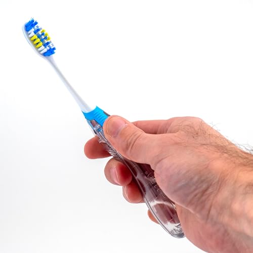 GUM Folding Travel Toothbrush, Compact Head + Tongue Cleaner, Soft Bristled Travel Toothbrushes for Adults, 2 Count - Image 6