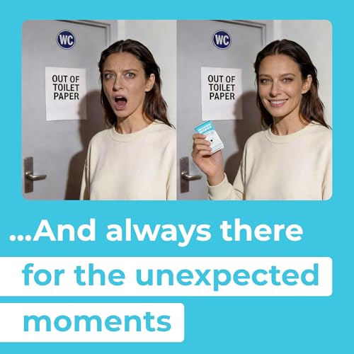 Impossibly Compact Travel Flushable Wipes - 99.5% Water and Aloe - Safe for Sensitive Skin, Hypoallergenic & Unscented - Travel Essentials for Adults, Kids & Baby Care - 8 Pack Total 48 Wipes - Image 6