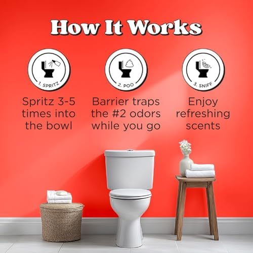 Poo-Pourri Before-You-Go Pocket Toilet Spray, Travel Essentials, Tropical Hibiscus, 1 Fl Oz, Up to 50 Uses, On-The-Go Bathroom Odor Deodorizer with Essential Oils, TSA Approved Size, Hibiscus, Apricot - Image 5