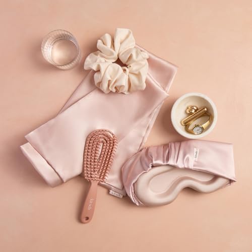 Kitsch Contour Pillow Eye Mask – Softer Than Silk Eye Masks for Sleep, Blindfold Sleep Masks for Women & Men, No Eye Pressure, Lightweight, Eye Care, Travel Essentials - Blush - Image 9