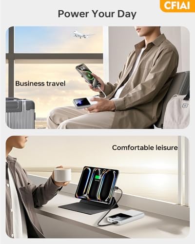 Portable Charger Power Bank - 15,000mAh Battery Pack Portable Phone Charger with Built in Cable 22.5W Fast Charging Powerbank Compatible with iPhone Android Samsung Phone, Travel Camping Essential - Image 6