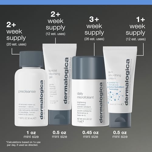 Dermalogica Discover Healthy Skin Kit - Includes: Precleanse, Face Wash, Face Exfoliator, & Moisturizer - Wash Away Impurities To Reveal Glowing Skin - Image 7