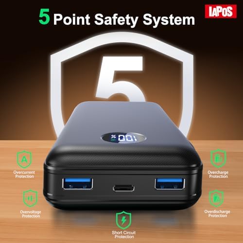 Portable Charger 40000mah Power Bank, USB-C (22.5W) Fast Charging Battery Pack Portable Phone Charger for iPhone 16 Pro/16/15/14/13 Series, Android Samsung Galaxy, Battery Bank for Travel Camping - Image 6