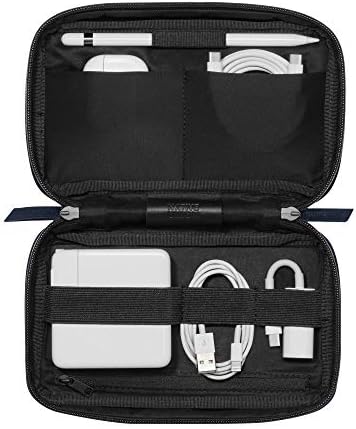 Native Union Stow Organizer – Premium Travel Tech Kit Crafted with Durable Canvas – Keep Essentials Organized with Flexible Storage & Quick-Access Pocket for Cables, Chargers, SIM Cards & More (Slate) - Image 5