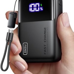 INIU Power Bank, 20000mAh 65W Ultra Compact USB C Laptop Portable Charger, PD QC Fast Charging 3-Output External Battery Pack for Laptop MacBook iPad Tablet Steam Deck iPhone 17 16 15 Pro Samsung S24