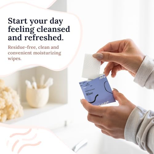 CorneaCare Rise: Eyelid Wipes | Eye Wipes for Dry Eyes | Eyelid Wipe with Tea Tree Oil & Hyaluronic Acid | Travel Ready | 30 Count - Image 5