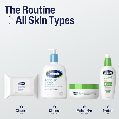 Cetaphil Gentle Makeup Removing Face Wipes, Daily Cleansing Facial Towelettes Gently Remove Makeup, Fragrance and Alcohol Free, 25 Count - Image 5