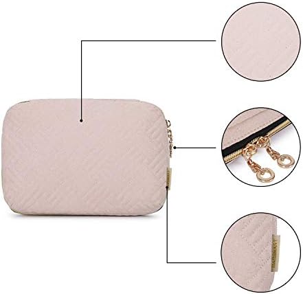BAGSMART Large Electronics Organizer Travel Case, Travel Essentials, Cord Organizer Travel Cable Organizer Bag, Travel Accessories for Women, Pink - Image 5