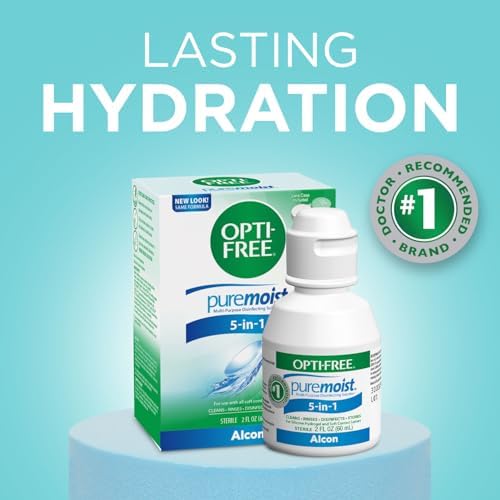 Opti-Free Puremoist Multi-Purpose Contact Lens Cleaning and Disinfecting Solution with Lens Case, 2 Fl Oz (Pack of 1) - Image 4