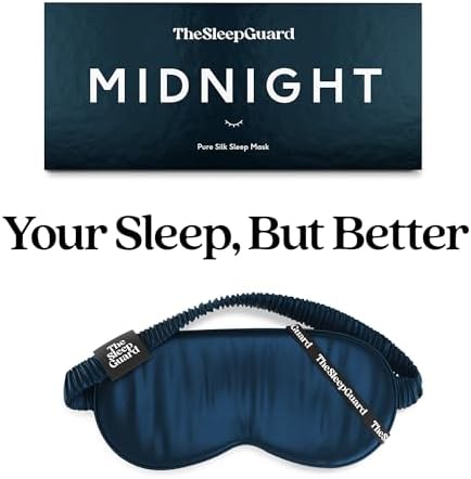 TheSleepGuard Pure Silk Sleep Mask [100% 6A Mulberry Silk, 22 Momme] Light Blocking Travel Essentials. Eye Masks for Sleeping. Black Oeko-Tex Blindfold. Eye Covers for Men & Women - Image 6