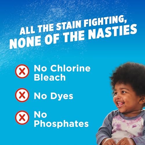 OxiClean Max Force Laundry Stain Remover Spray, Newborn & Baby Essentials, Travel & On-The-Go Stain Treater, 2 fl oz, 2PK - Image 4