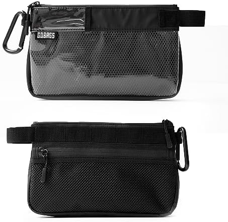 GOBAGS Production Zipper Bags - Electronics & Camera Accessories Bag - Cable organizer, Gear Accessory Pouch, Travel Camera Essentials (Small, Black) - Image 5