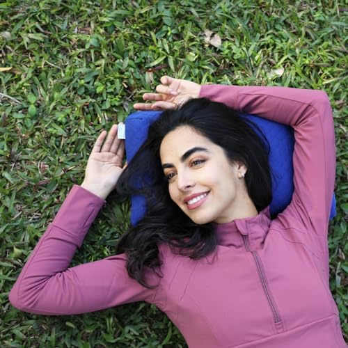 Travel & Camping Memory Foam Pillow, Travel Essentials, Hammock Pillows with Double-Layered Pillow Cover, Easy to Clean, Compact Travel Pillows for Sleeping (Grey) - Image 6