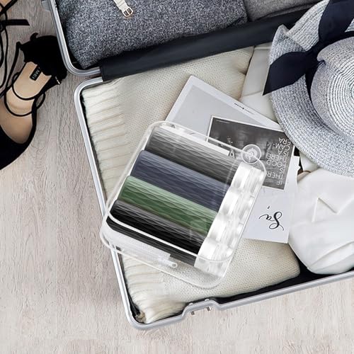 Travel Bottles for Toiletries, TSA Approved 3.4oz Travel Size Containers, BPA Free Leak Proof Silicone Traveling Bottles, Refillable Travel Essentials Kits for Shampoo Conditioner(4 Pack)-A - Image 6