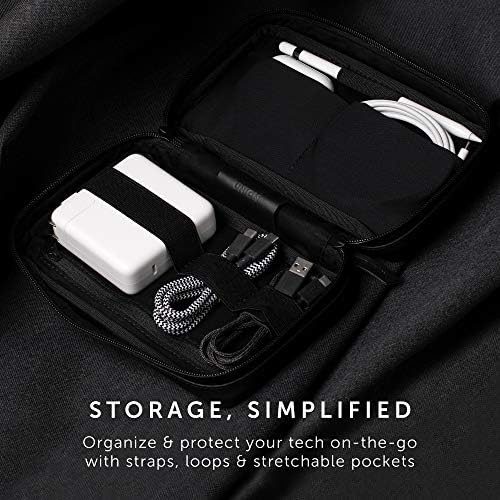 Native Union Stow Organizer – Premium Travel Tech Kit Crafted with Durable Canvas – Keep Essentials Organized with Flexible Storage & Quick-Access Pocket for Cables, Chargers, SIM Cards & More (Slate) - Image 6