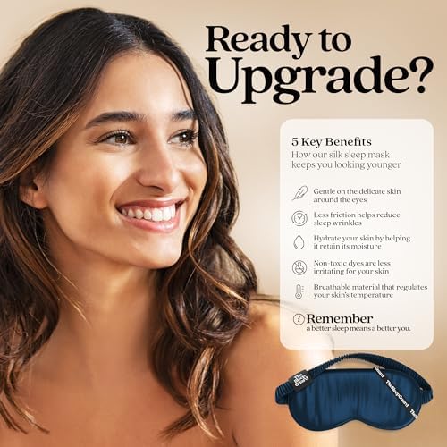 TheSleepGuard Pure Silk Sleep Mask [100% 6A Mulberry Silk, 22 Momme] Light Blocking Travel Essentials. Eye Masks for Sleeping. Black Oeko-Tex Blindfold. Eye Covers for Men & Women - Image 4