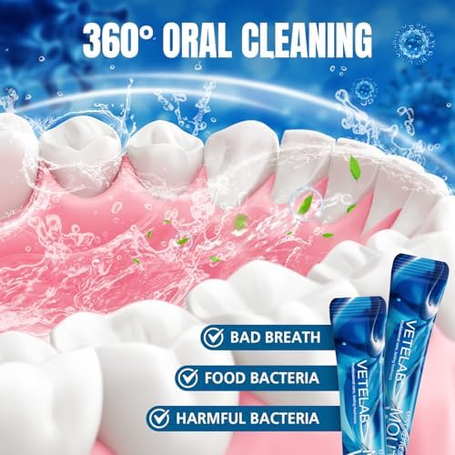 Travel Size Toiletries Mouthwash Packets - TSA-Approved Mini Mint Mouthwash for Adults, Alcohol & Fluoride-Free Oral Care for Air Travel Gifts, Dates & Office, Individually Wrapped (Pack of 30) - Image 2