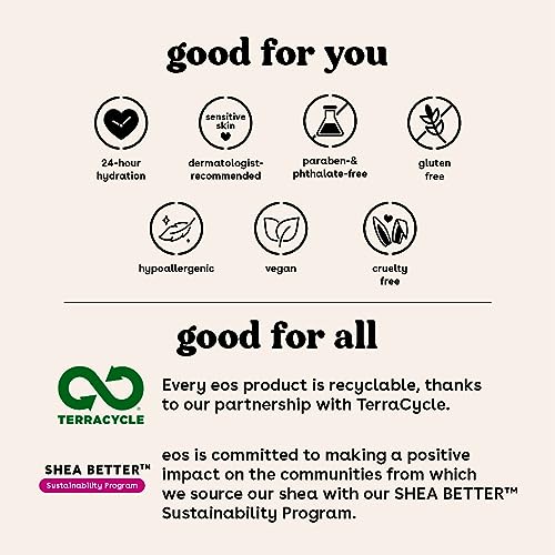 eos 24H Moisture Travel Body Lotion- Vanilla Cashmere, Travel Size Essential, Toiletries, Mini Body Lotion For Dry Skin, 2.5 fl oz - Image 6