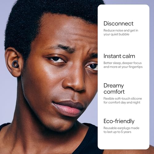 Loop Quiet 2 Ear Plugs – Ultra-Comfy Reusable 24dB (SNR) Noise-Reducing Earplugs for Sleep, Deep Focus, Travel, Noise Sensitivity, Flexible Hearing Protection, Customizable Fit - Image 2
