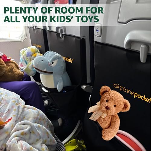 Airplane Pockets - Airplane Accessories - Plane Travel Essentials - Travel Organizer - Seat Storage Organizer - Air Travel Essentials - Seatback Organizer - International Travel Accessories Must-Haves - Image 5