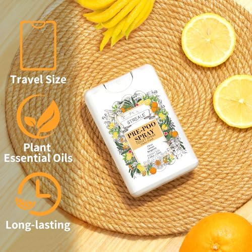 Travel Size Toilet Spray 6-Pack, Travel Essentials Toiletries, Pocket Size Pre-Poo Spray, Bathroom Odor Deodorizer, Up to 240 Uses, 6 Refreshing Scents - Image 2