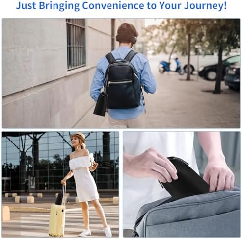 Foot Hammock Airplane Foot Rest for Train, Length Adjustable Travel Essentials with Eye Mask and Earplugs, Desk Foot Rest, Flight Essentials Airplane Foot Hammock (1 Set) - Image 6