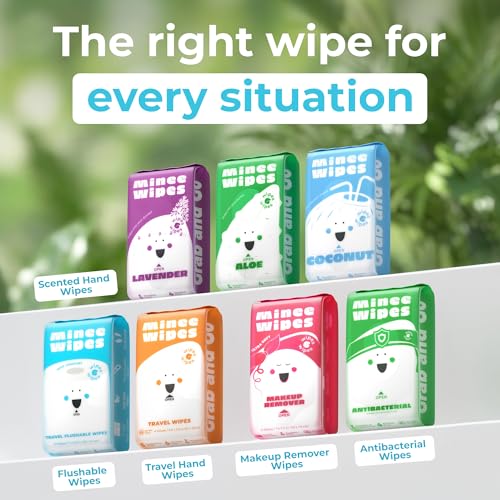 Impossibly Compact Travel Flushable Wipes - 99.5% Water and Aloe - Safe for Sensitive Skin, Hypoallergenic & Unscented - Travel Essentials for Adults, Kids & Baby Care - 8 Pack Total 48 Wipes - Image 9